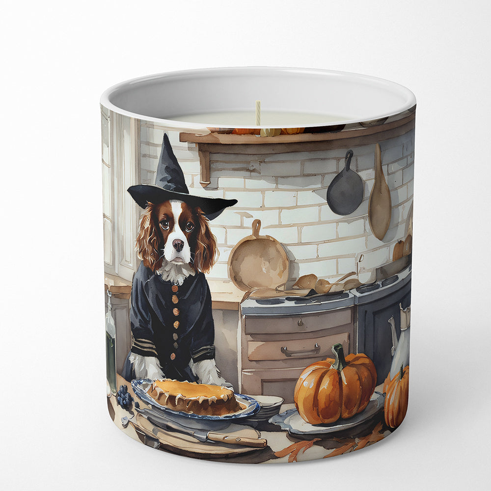 Buy this Cavalier Spaniel Fall Kitchen Pumpkins Decorative Soy Candle