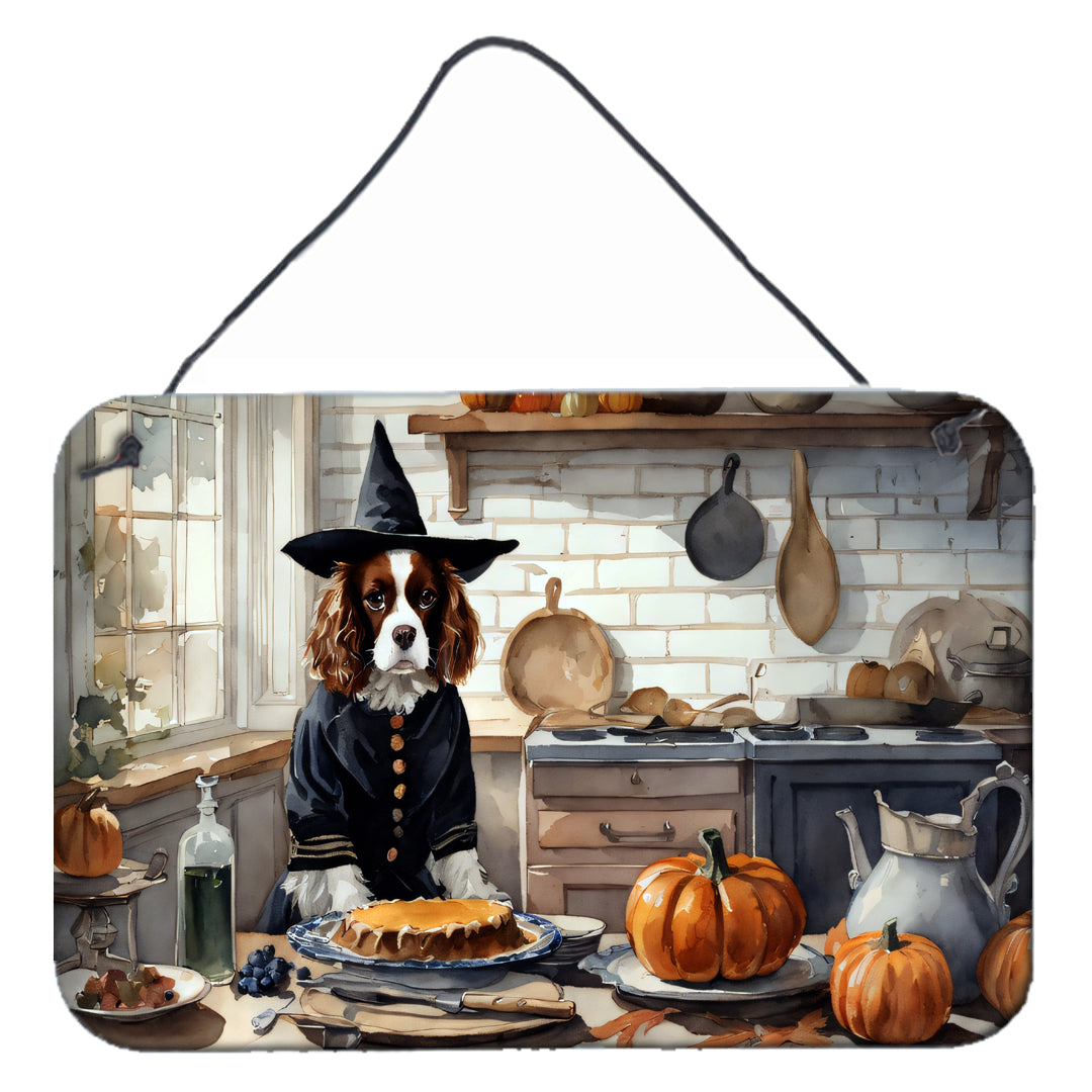 Buy this Cavalier Spaniel Fall Kitchen Pumpkins Wall or Door Hanging Prints