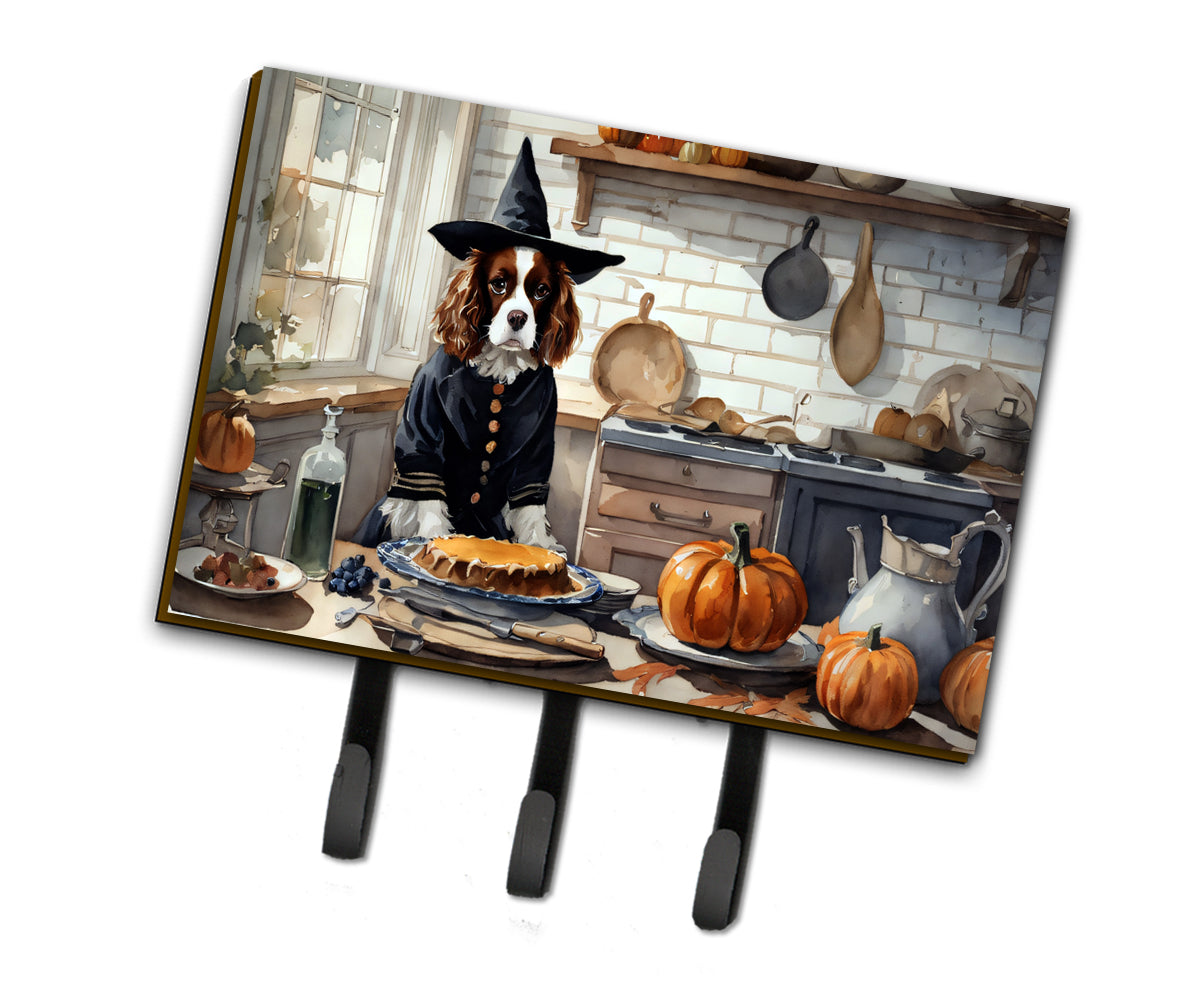 Buy this Cavalier Spaniel Fall Kitchen Pumpkins Leash or Key Holder
