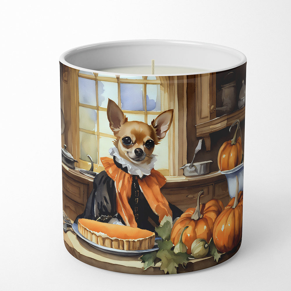 Buy this Chihuahua Fall Kitchen Pumpkins Decorative Soy Candle