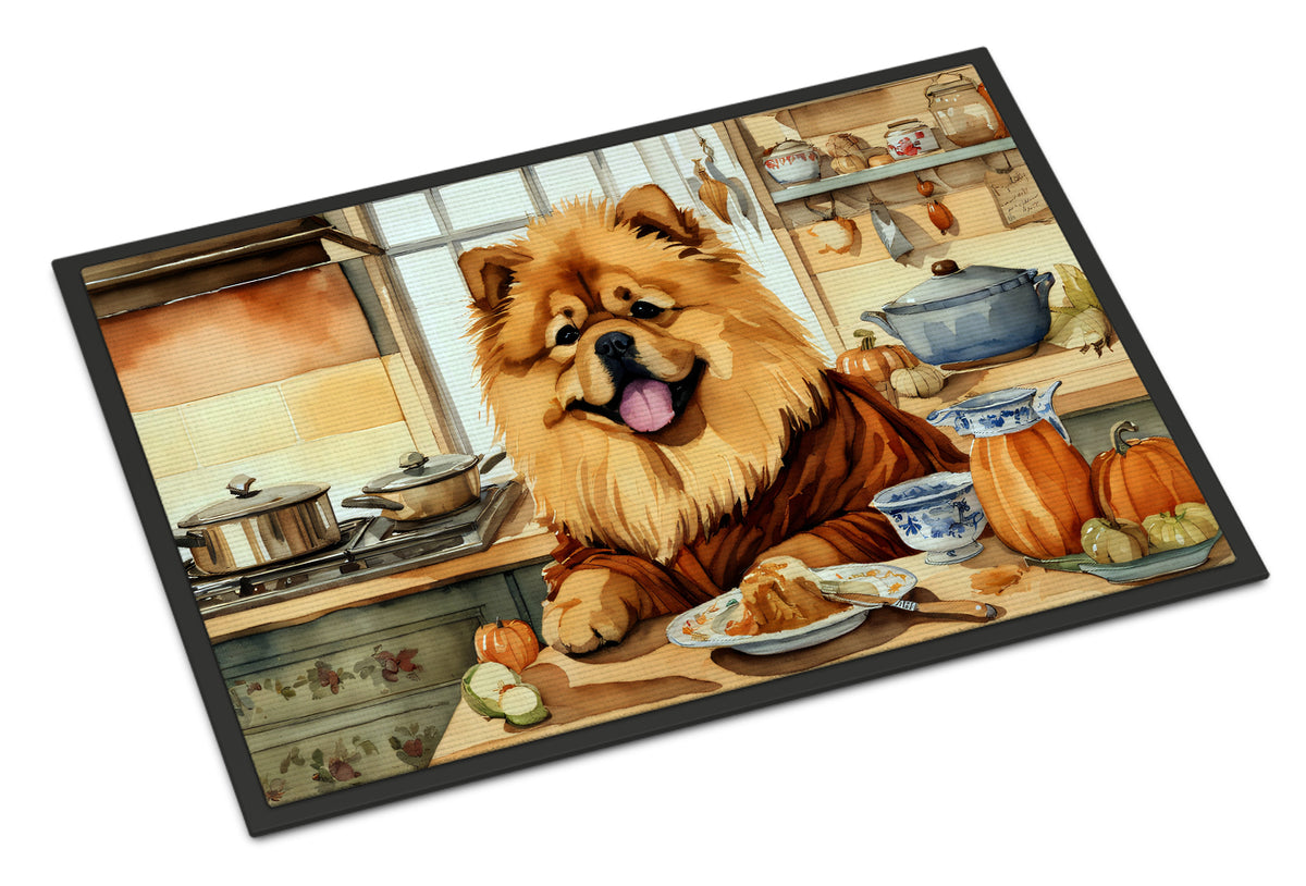 Buy this Chow Chow Fall Kitchen Pumpkins Indoor or Outdoor Mat 24x36