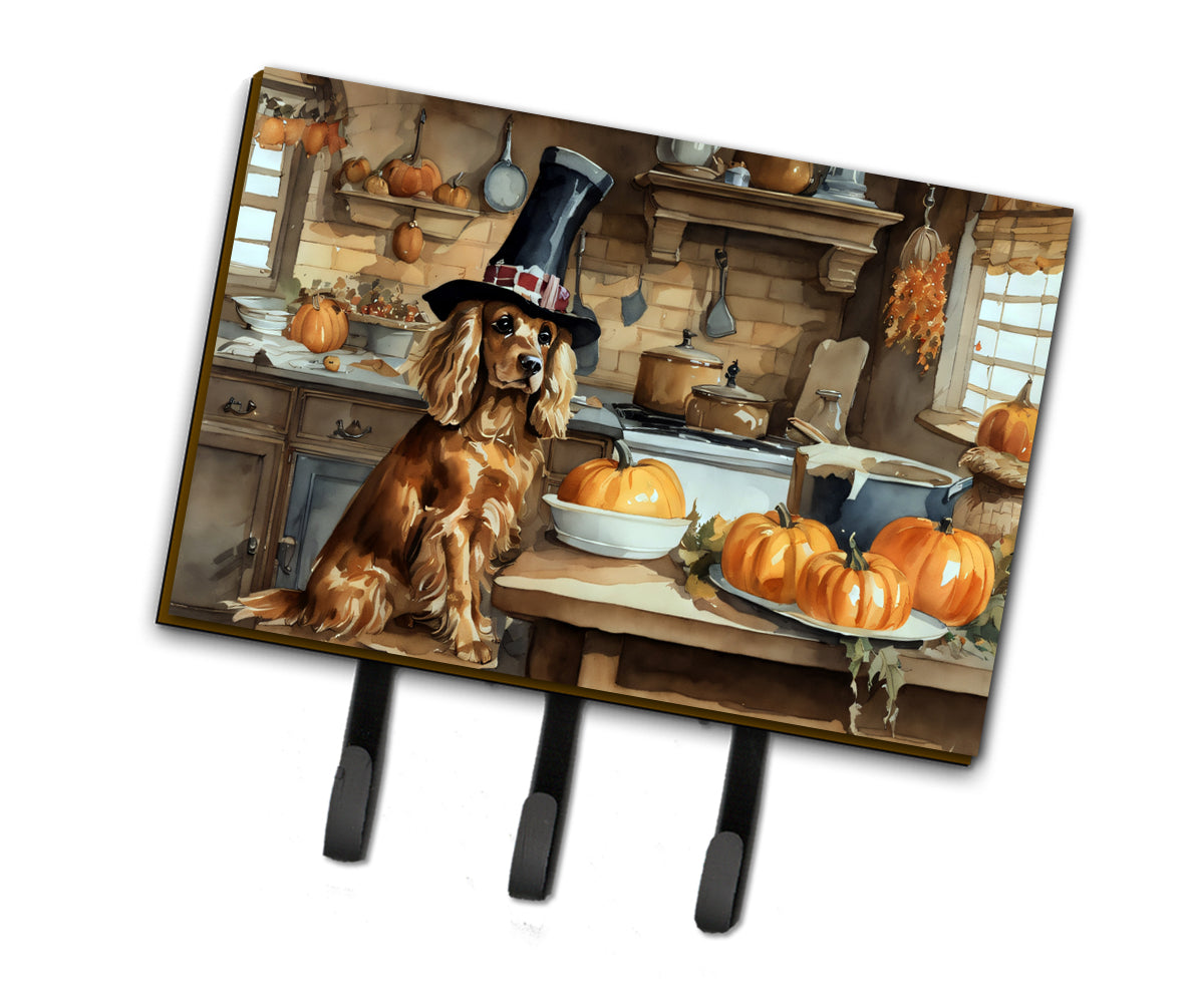 Buy this Cocker Spaniel Fall Kitchen Pumpkins Leash or Key Holder