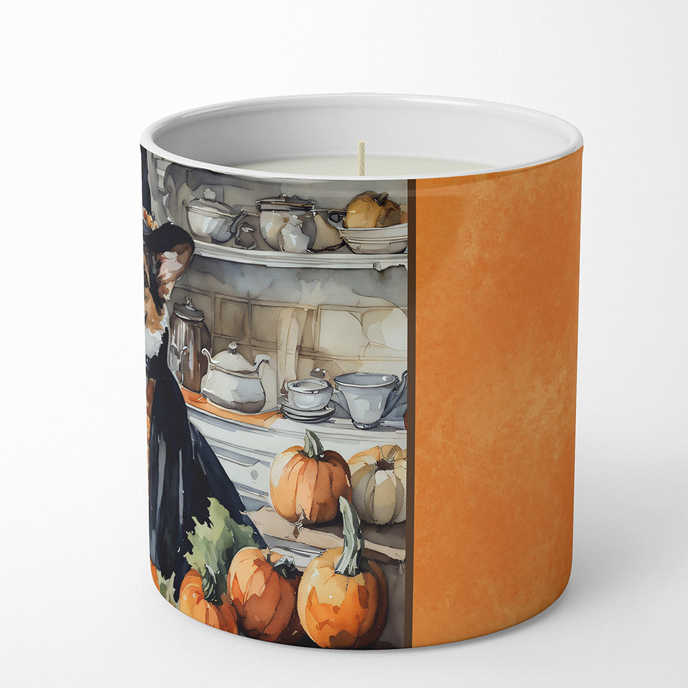 Corgi Fall Kitchen Pumpkins Decorative Soy Candle