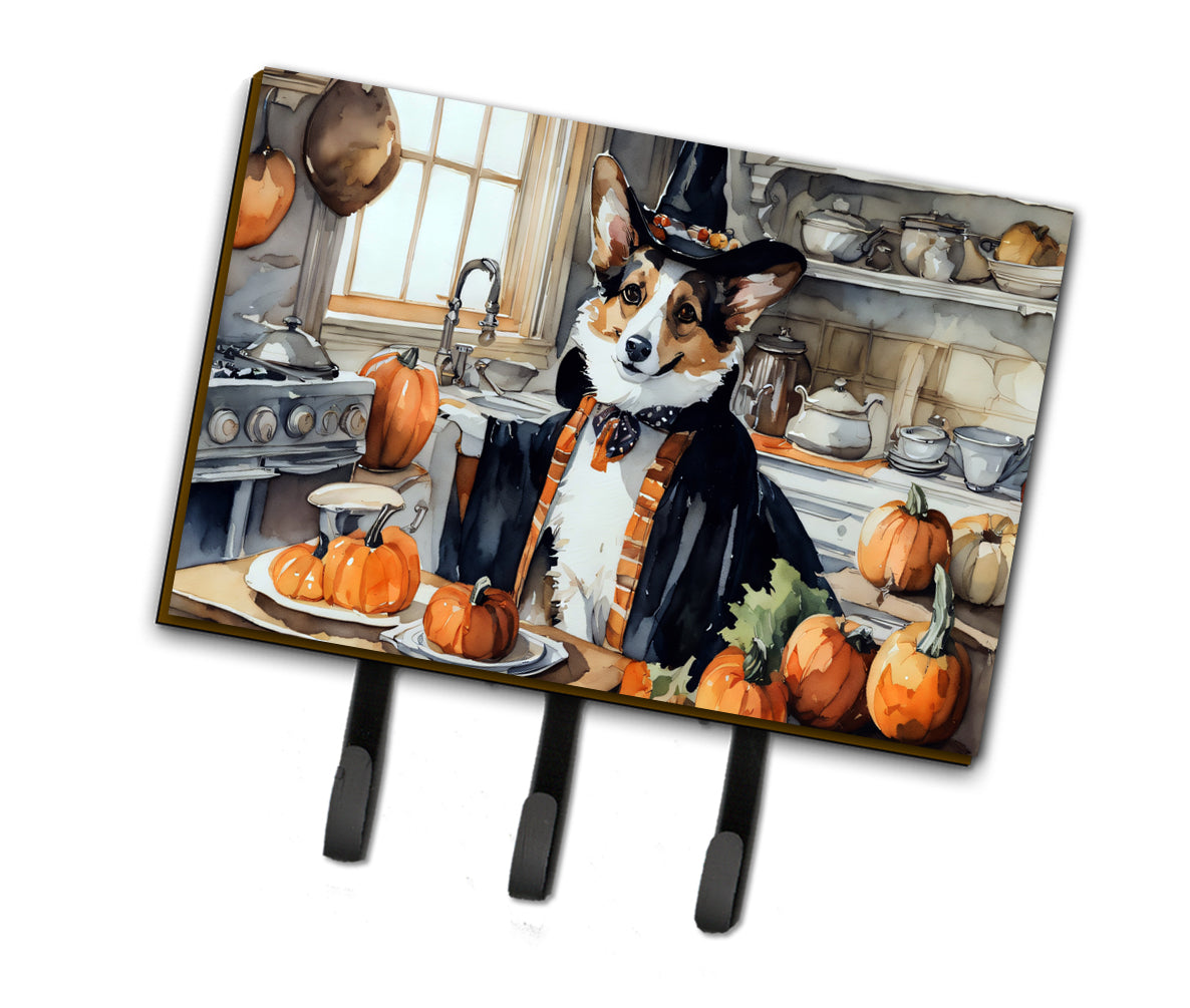 Buy this Corgi Fall Kitchen Pumpkins Leash or Key Holder
