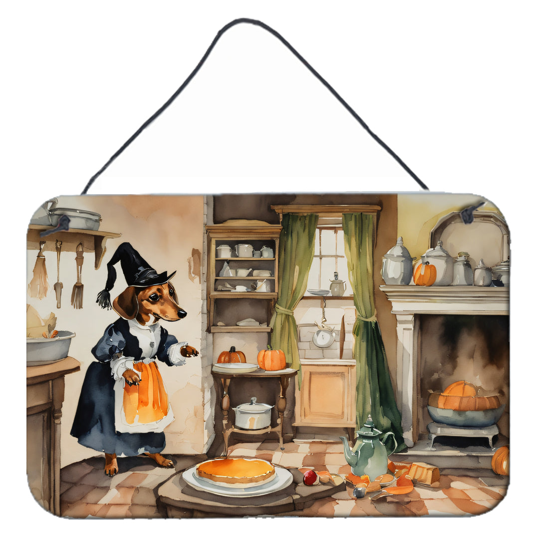 Buy this Dachshund Fall Kitchen Pumpkins Wall or Door Hanging Prints