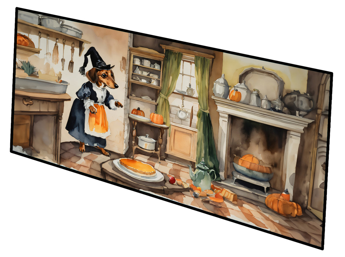 Buy this Dachshund Fall Kitchen Pumpkins Runner Mat 28x58