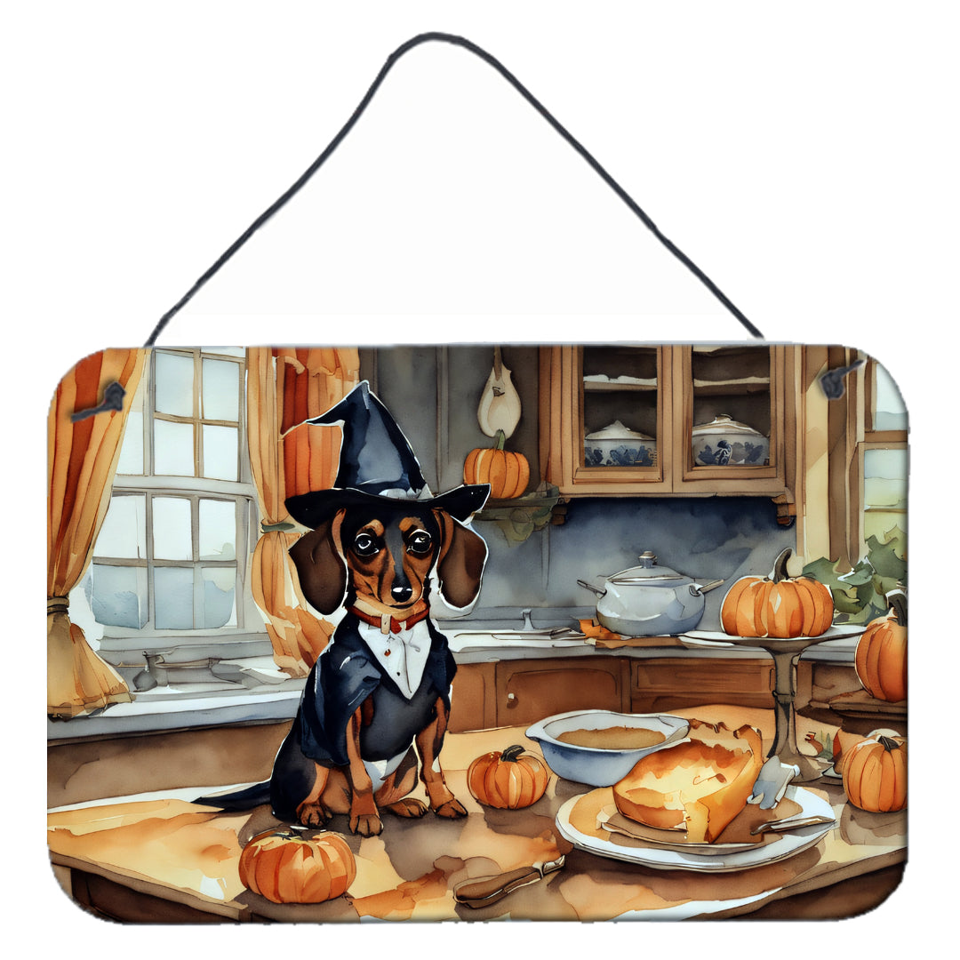 Buy this Dachshund Fall Kitchen Pumpkins Wall or Door Hanging Prints