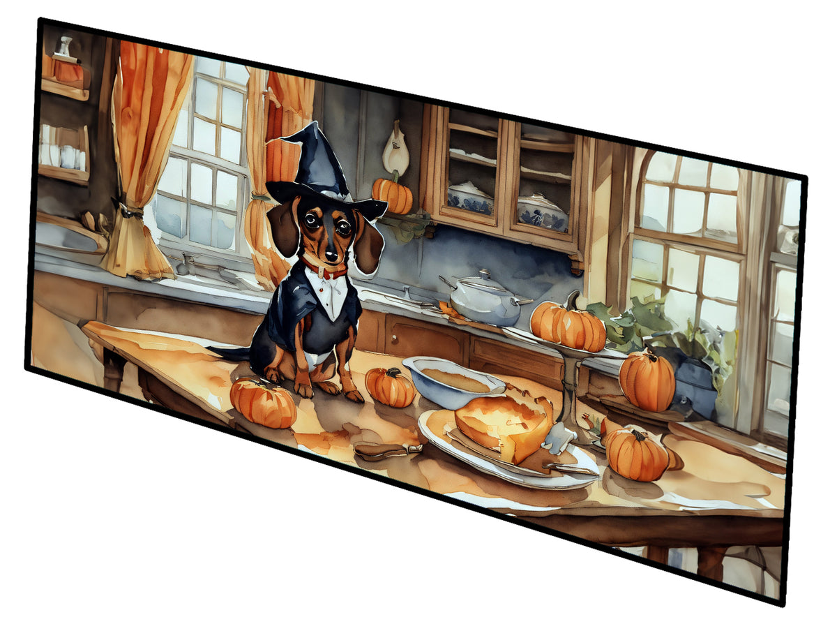Buy this Dachshund Fall Kitchen Pumpkins Runner Mat 28x58