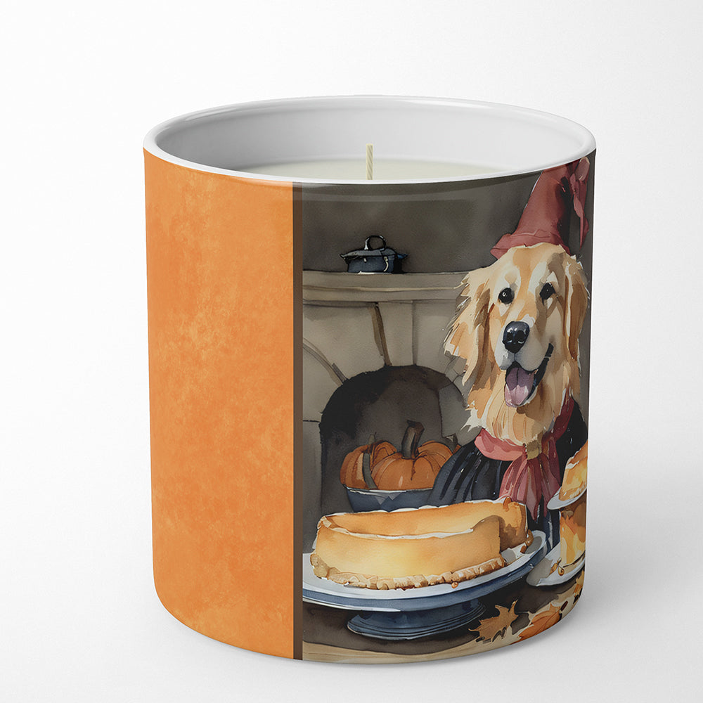 Buy this Golden Retriever Fall Kitchen Pumpkins Decorative Soy Candle