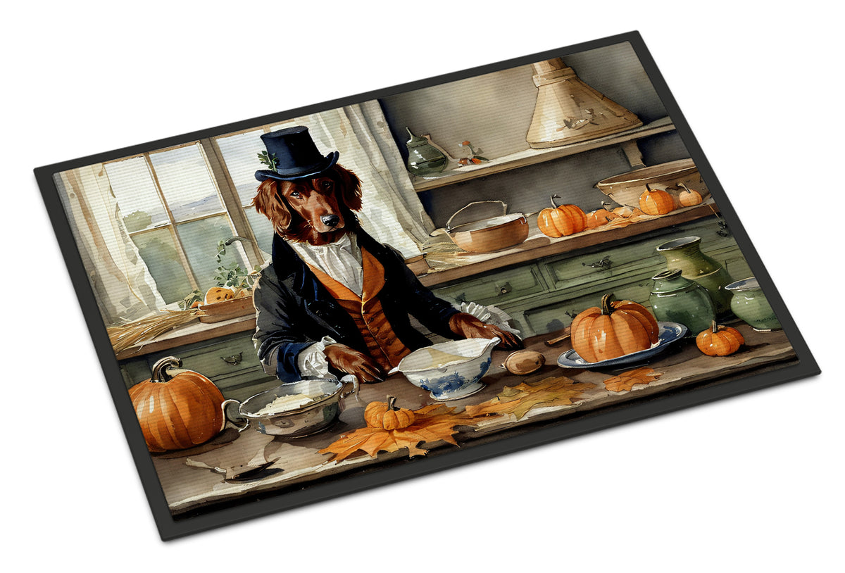 Buy this Irish Setter Fall Kitchen Pumpkins Indoor or Outdoor Mat 24x36