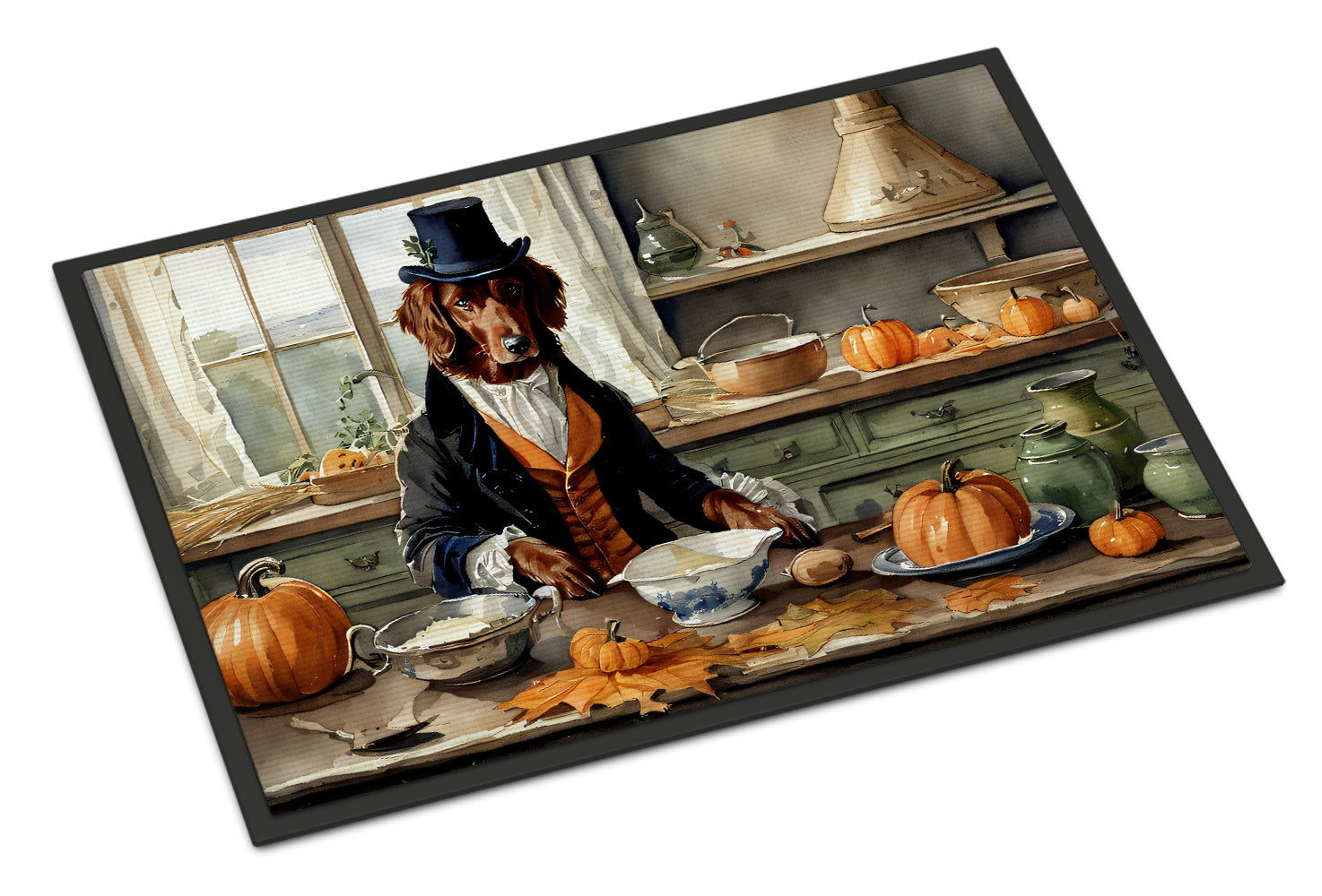 Buy this Irish Setter Fall Kitchen Pumpkins Doormat 18x27