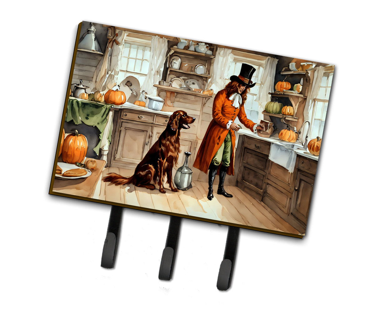 Buy this Irish Setter Fall Kitchen Pumpkins Leash or Key Holder