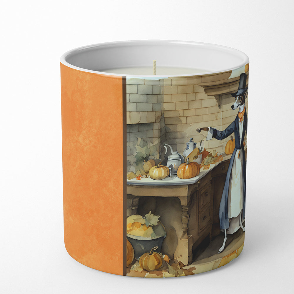 Buy this Italian Greyhound Fall Kitchen Pumpkins Decorative Soy Candle