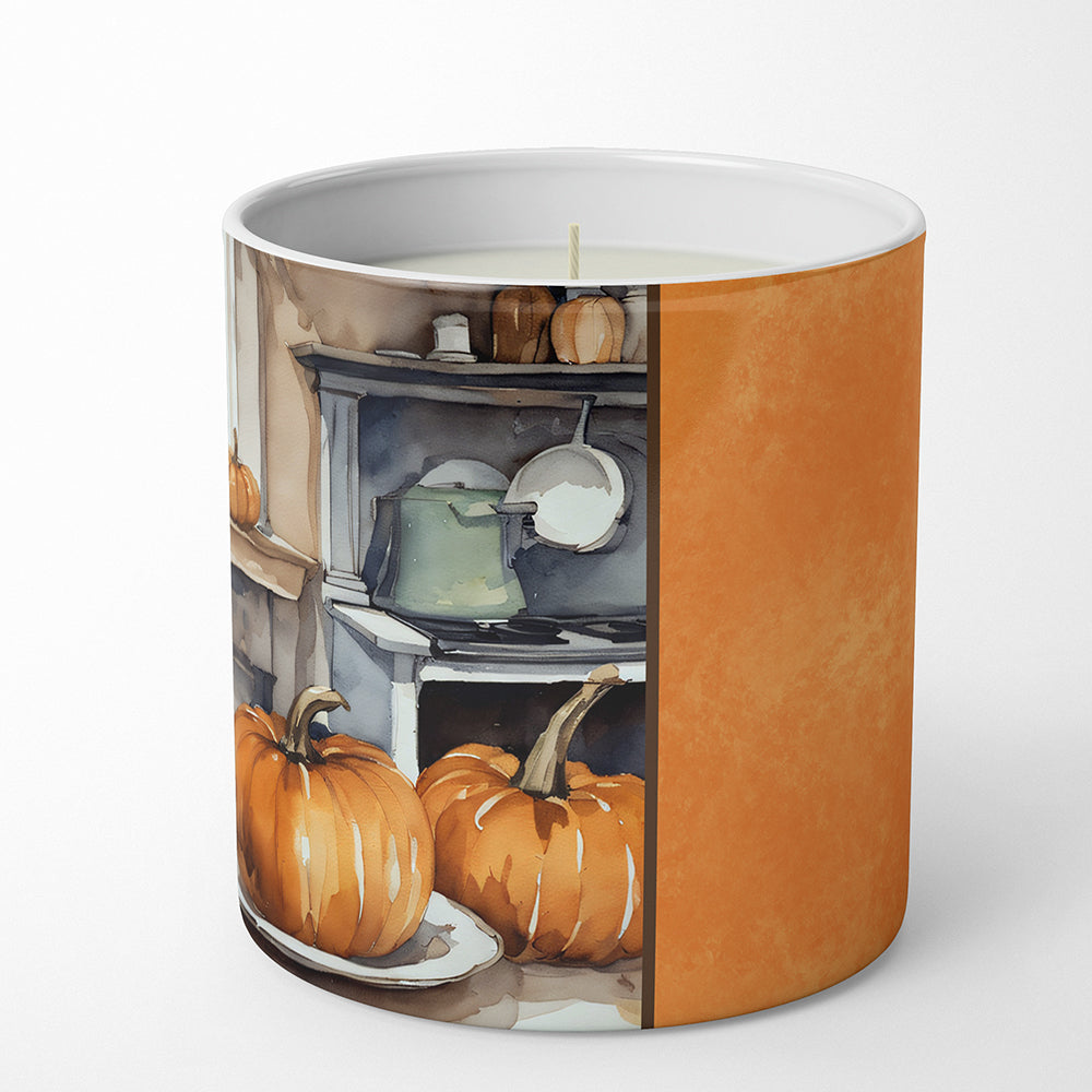 Jack Russell Terrier Fall Kitchen Pumpkins Decorative Soy Candle