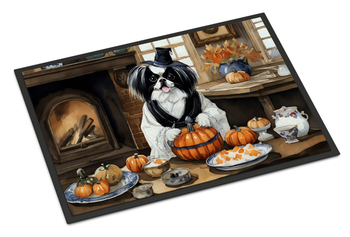 Buy this Japanese Chin Fall Kitchen Pumpkins Indoor or Outdoor Mat 24x36