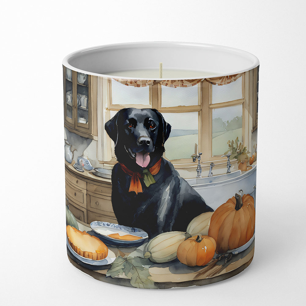 Buy this Black Lab Fall Kitchen Pumpkins Decorative Soy Candle