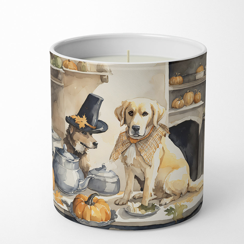 Buy this Yellow Lab Fall Kitchen Pumpkins Decorative Soy Candle
