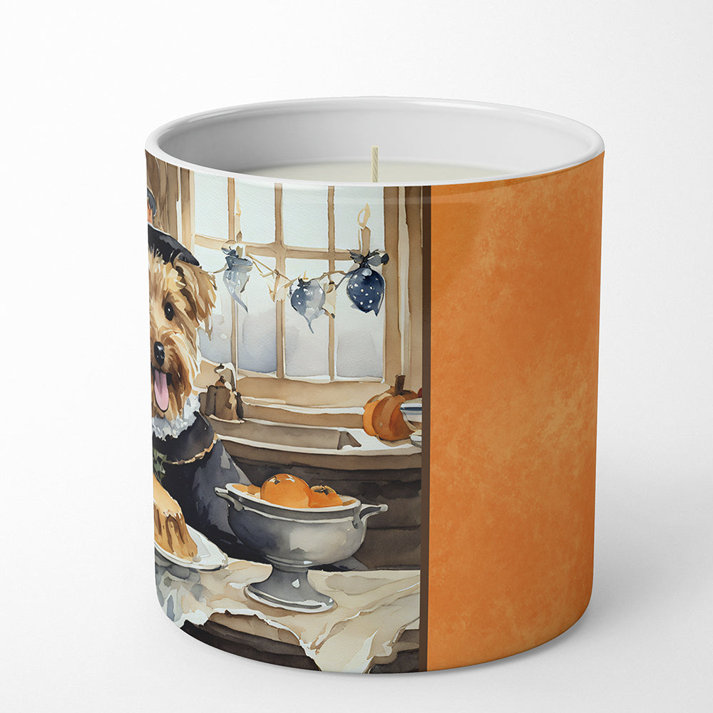 Lakeland Terrier Fall Kitchen Pumpkins Decorative Soy Candle