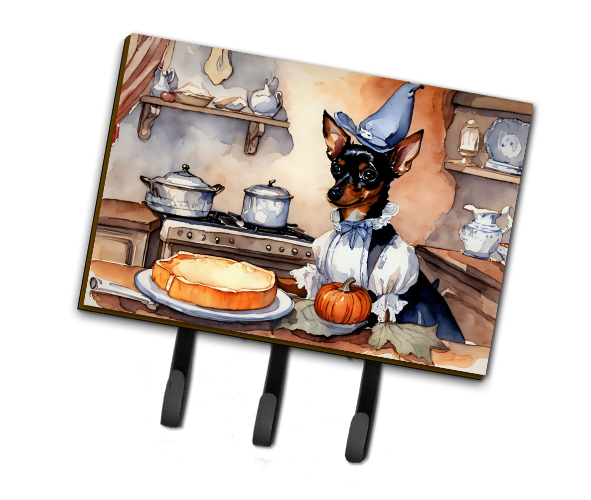 Buy this Miniature Pinscher Fall Kitchen Pumpkins Leash or Key Holder