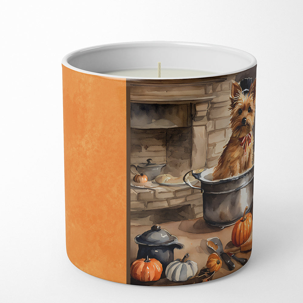 Buy this Norwich Terrier Fall Kitchen Pumpkins Decorative Soy Candle