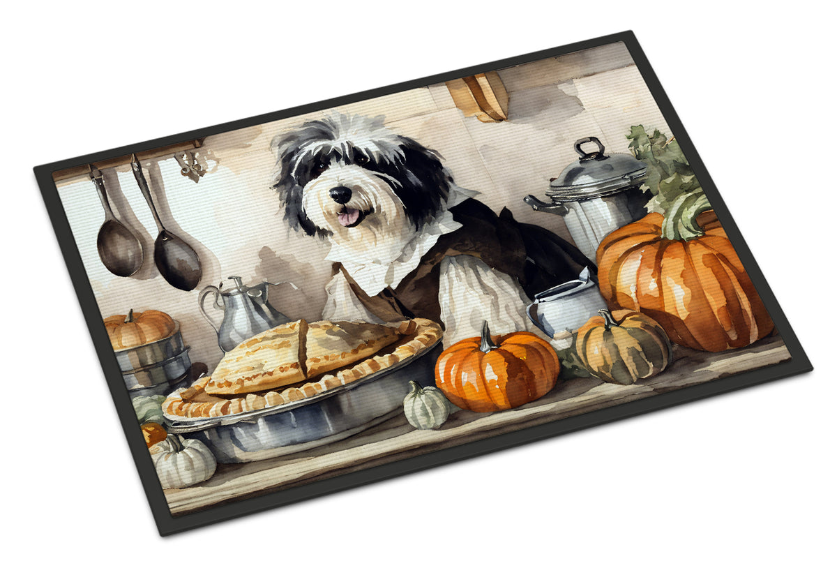 Buy this Old English Sheepdog Fall Kitchen Pumpkins Indoor or Outdoor Mat 24x36