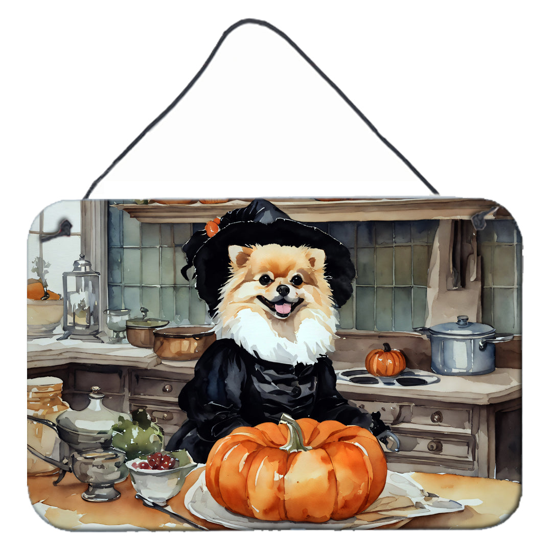 Buy this Pomeranian Fall Kitchen Pumpkins Wall or Door Hanging Prints