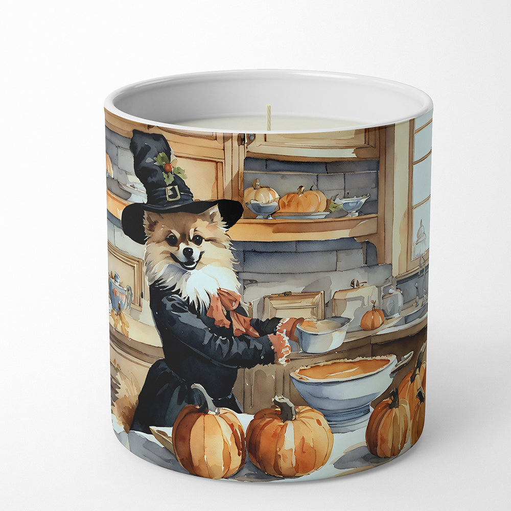 Buy this Pomeranian Fall Kitchen Pumpkins Decorative Soy Candle