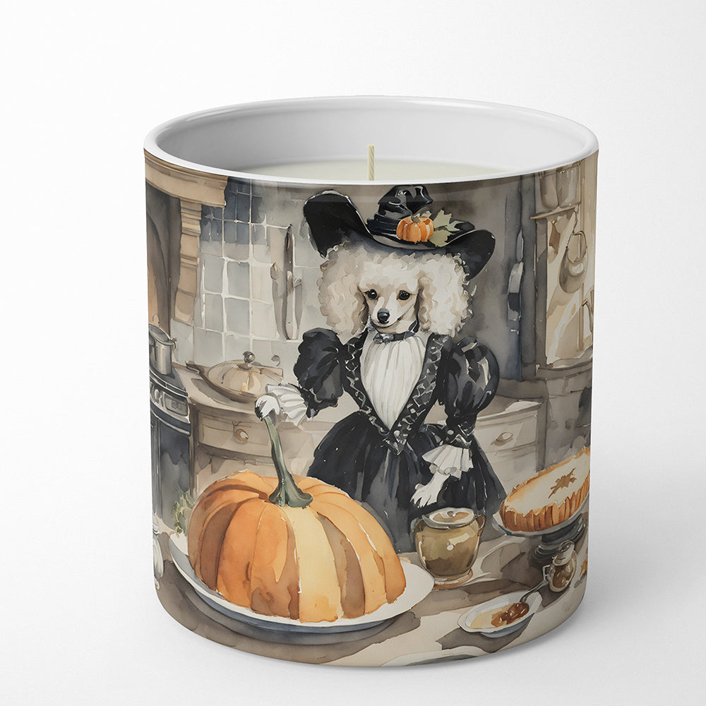 Poodle Fall Kitchen Pumpkins Decorative Soy Candle