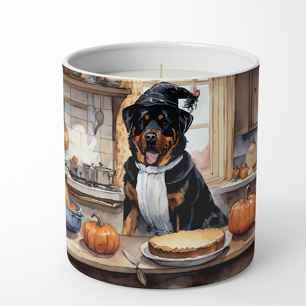 Buy this Rottweiler Fall Kitchen Pumpkins Decorative Soy Candle
