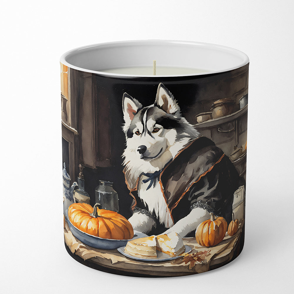 Buy this Siberian Husky Fall Kitchen Pumpkins Decorative Soy Candle