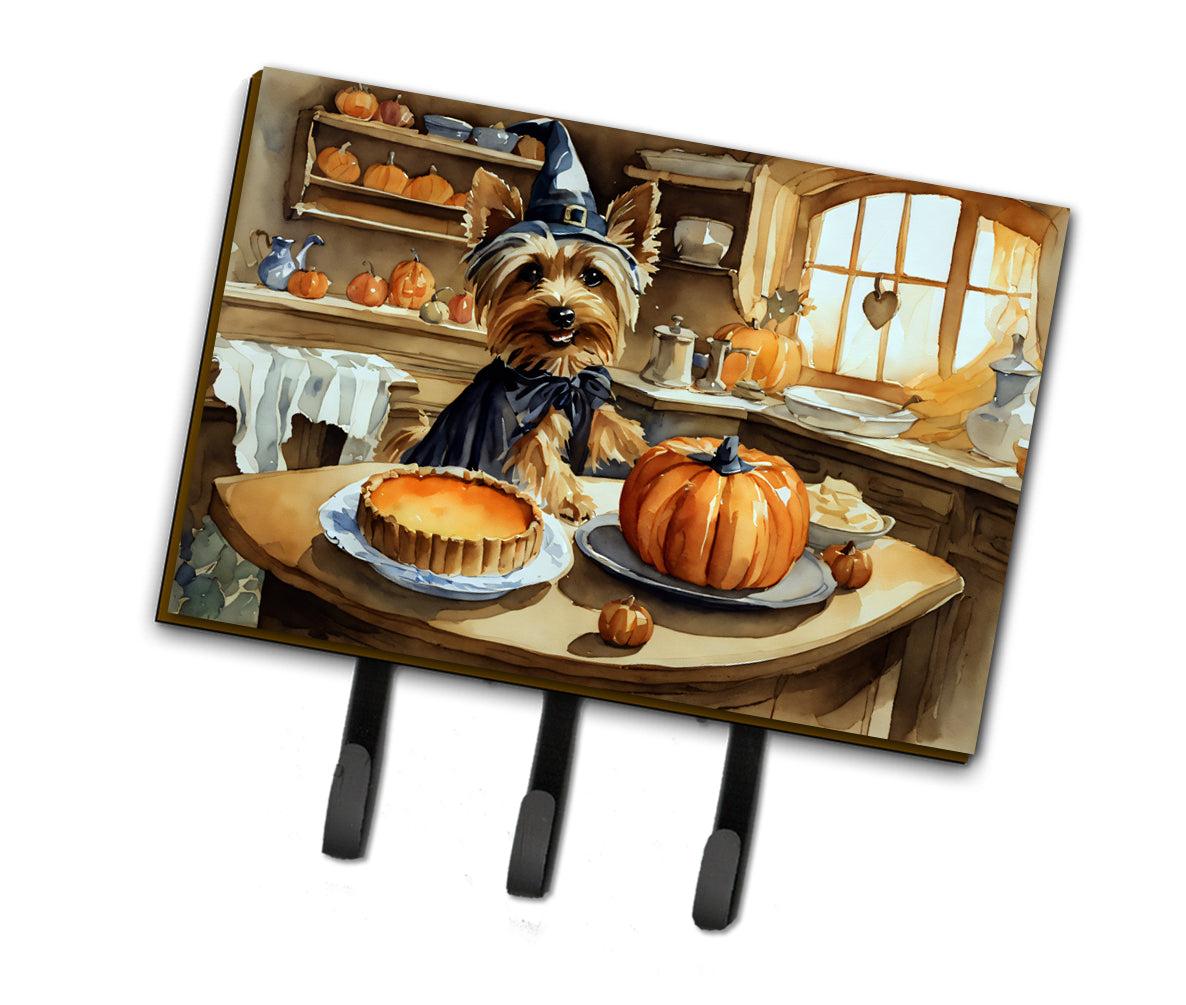 Buy this Silky Terrier Fall Kitchen Pumpkins Leash or Key Holder