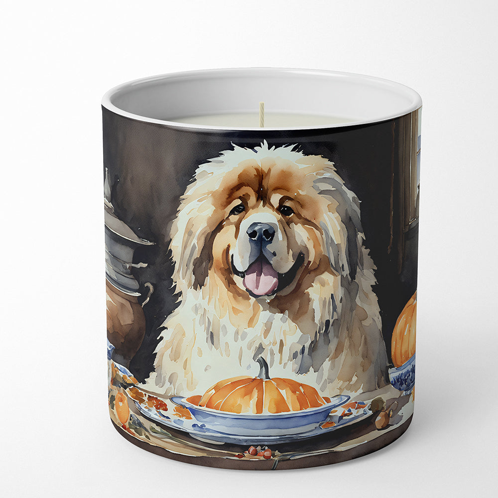 Buy this Tibetan Mastiff Fall Kitchen Pumpkins Decorative Soy Candle