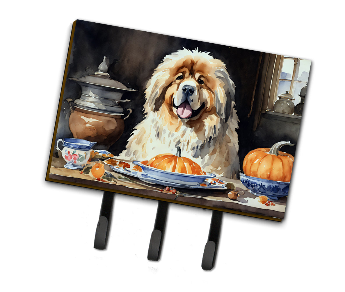 Buy this Tibetan Mastiff Fall Kitchen Pumpkins Leash or Key Holder