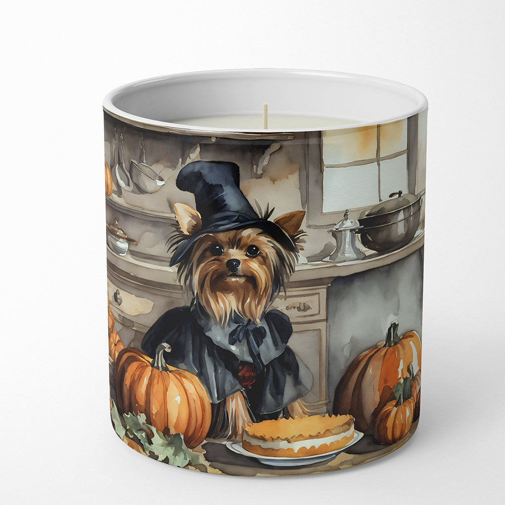 Buy this Yorkie Fall Kitchen Pumpkins Decorative Soy Candle