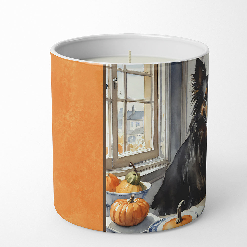 Buy this Belgian Sheepdog Fall Kitchen Pumpkins Decorative Soy Candle
