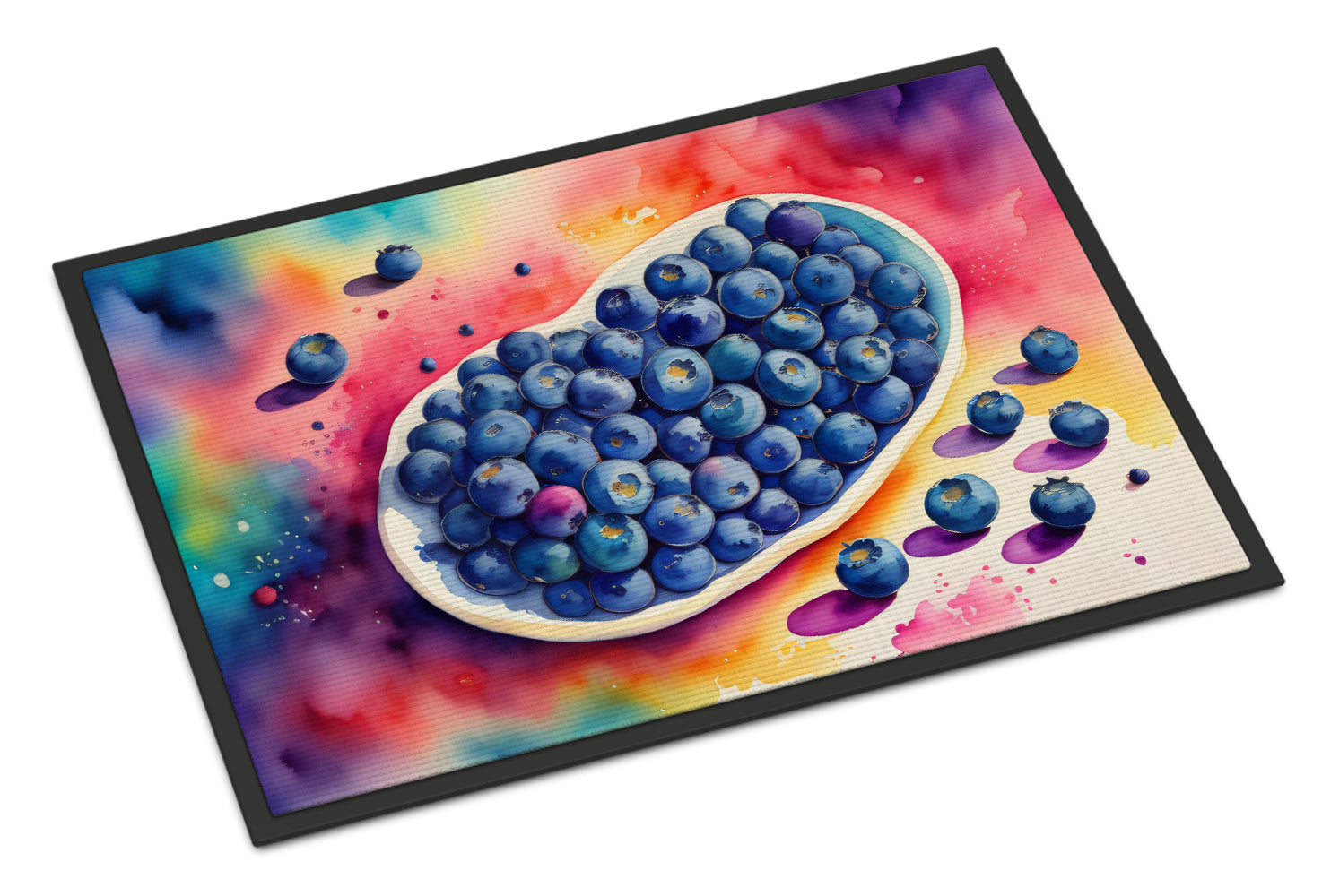 Buy this Colorful Blueberries Doormat 18x27