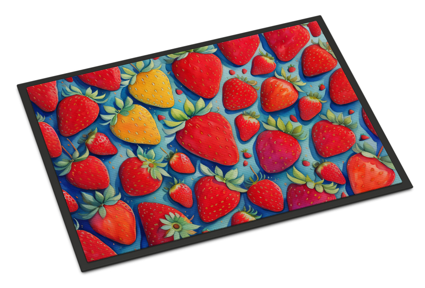 Buy this Colorful Strawberries Indoor or Outdoor Mat 24x36