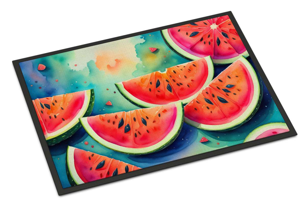 Buy this Colorful Watermelons Indoor or Outdoor Mat 24x36