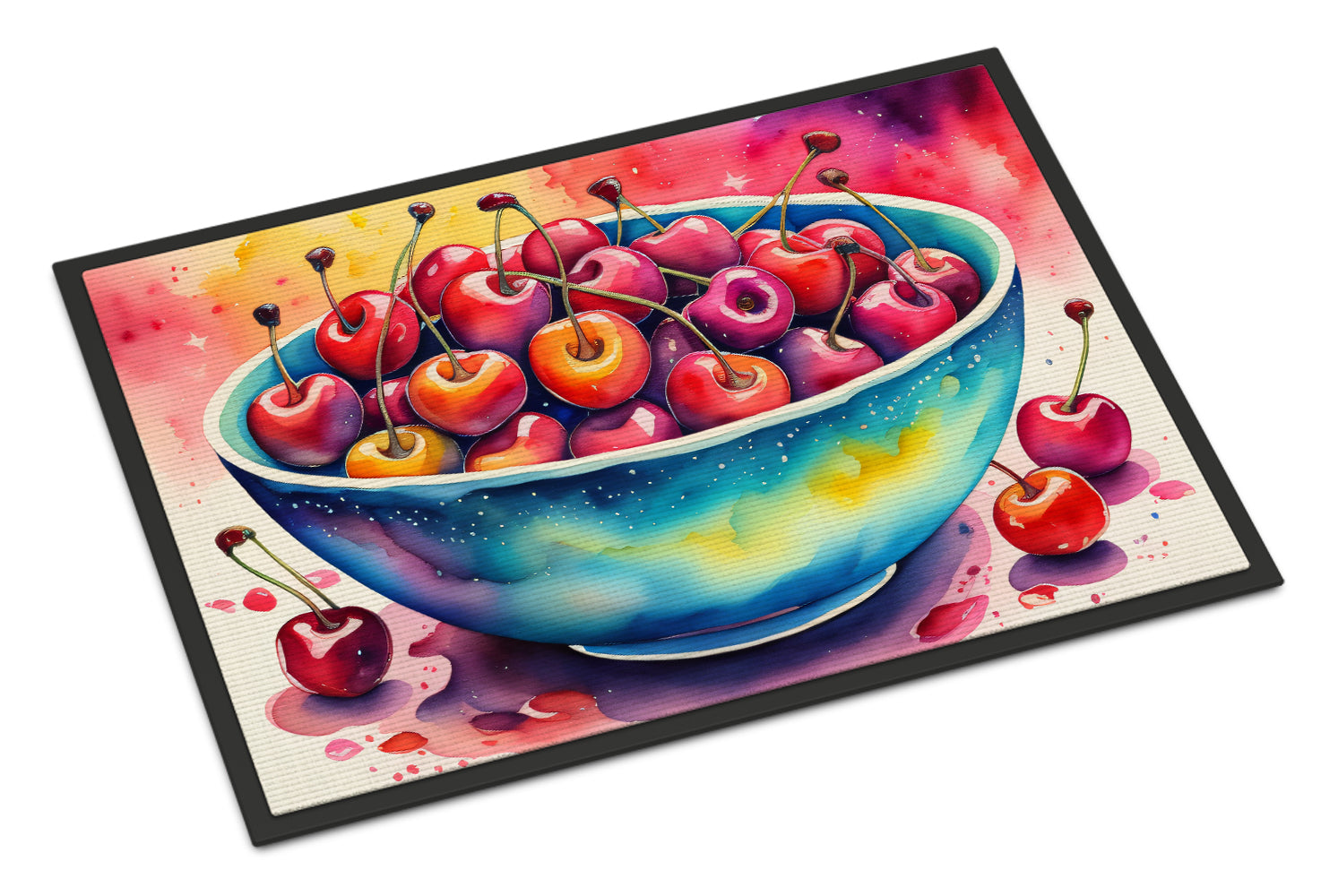 Buy this Colorful Cherries Doormat 18x27