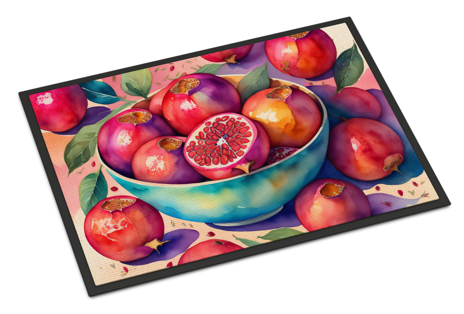 Buy this Colorful Pomegranates Doormat 18x27