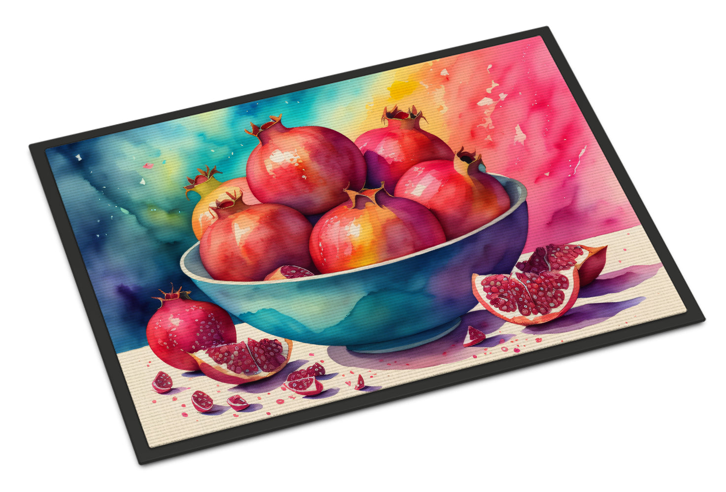 Buy this Colorful Pomegranates Indoor or Outdoor Mat 24x36