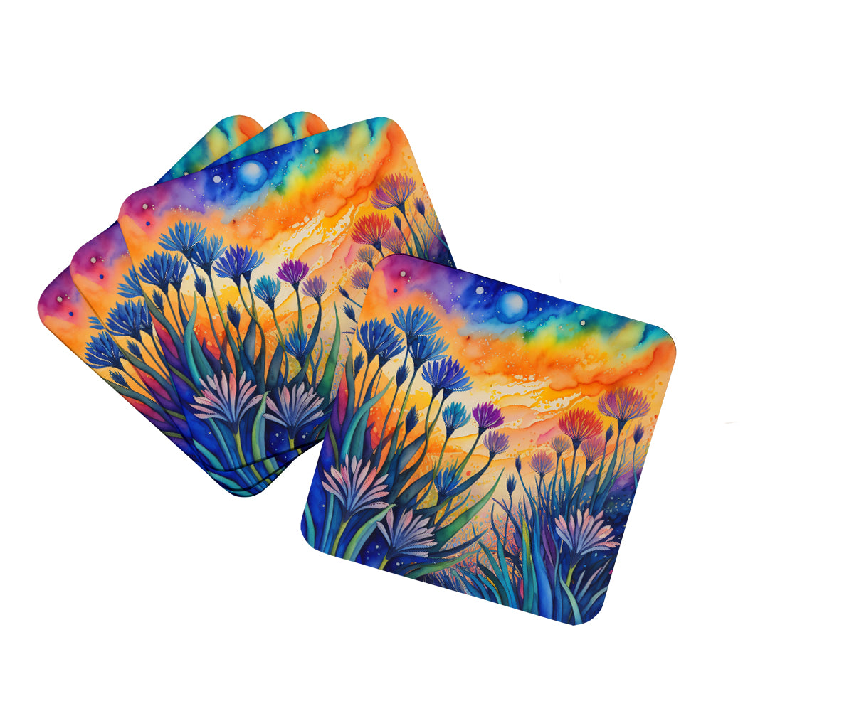 Buy this Colorful Agapanthus Foam Coaster Set of 4