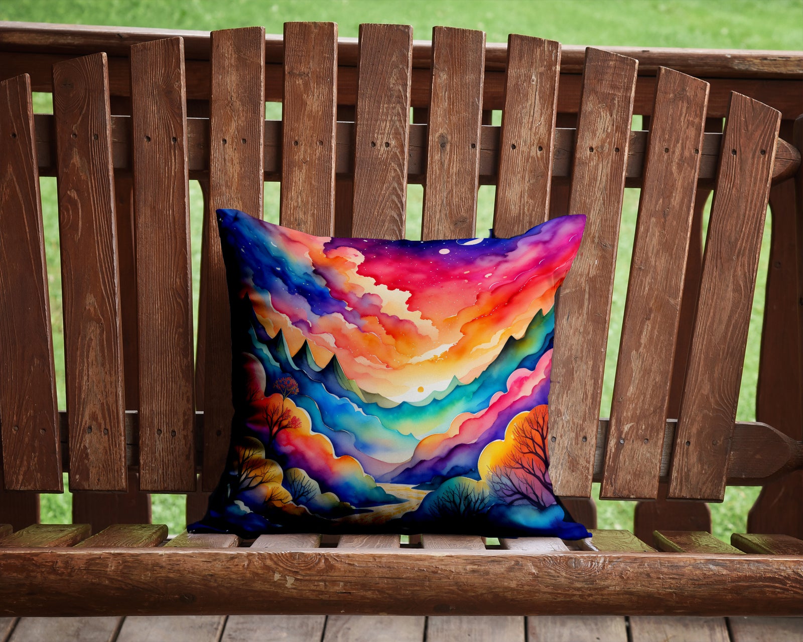 Caroline's Treasures Colorful Amaranths Throw Pillow - 14x14 Decorative Pillow – Art for Your Home & Patio