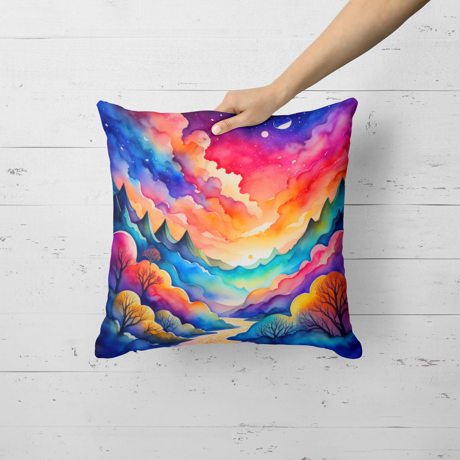 Caroline's Treasures Colorful Amaranths Fabric Decorative Pillow