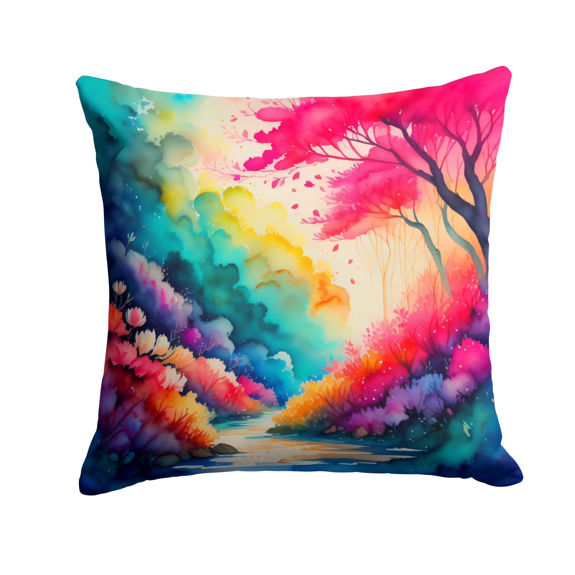 Buy this Colorful Azaleas Fabric Decorative Pillow