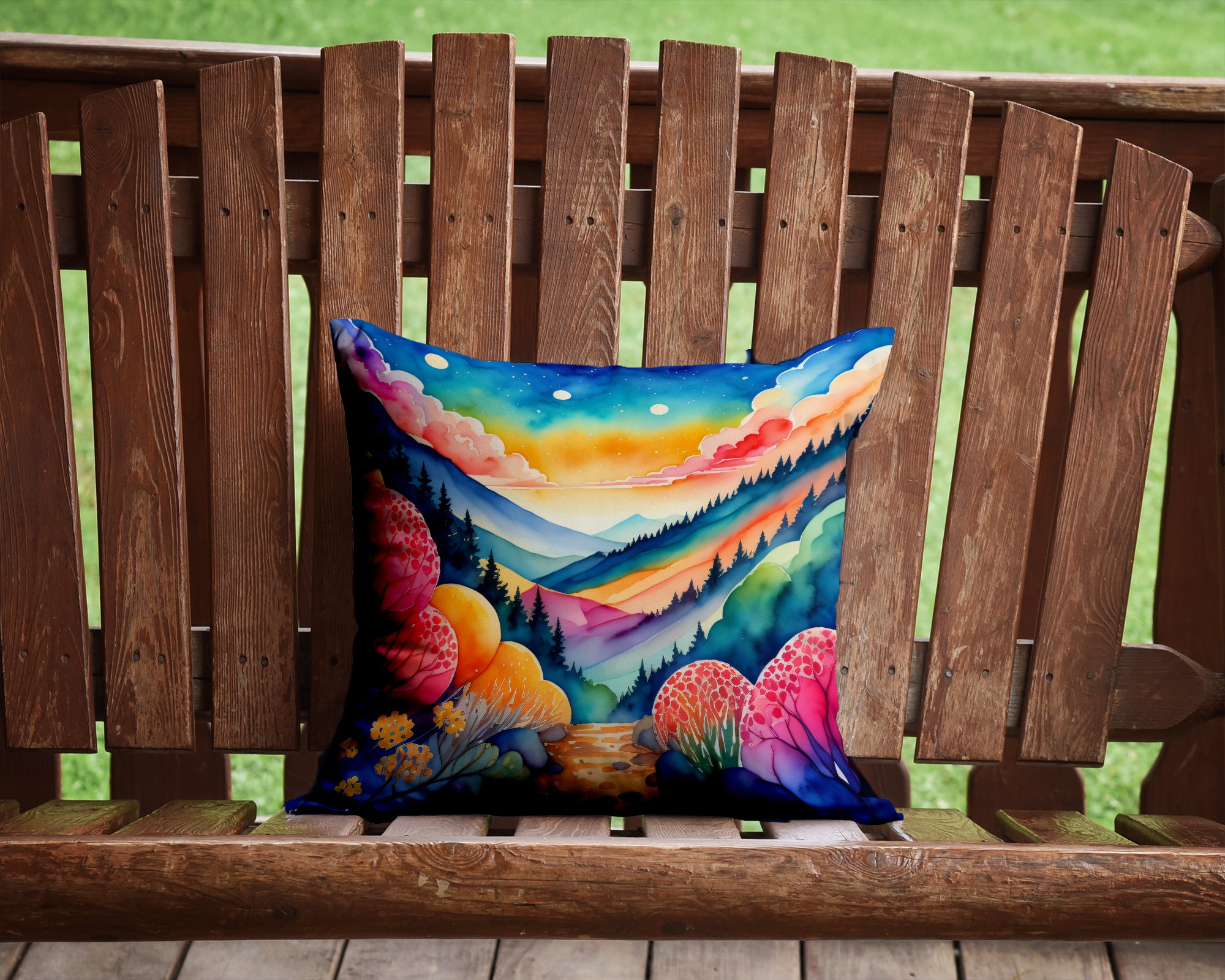 Colorful Brunia Fabric Decorative Pillow
