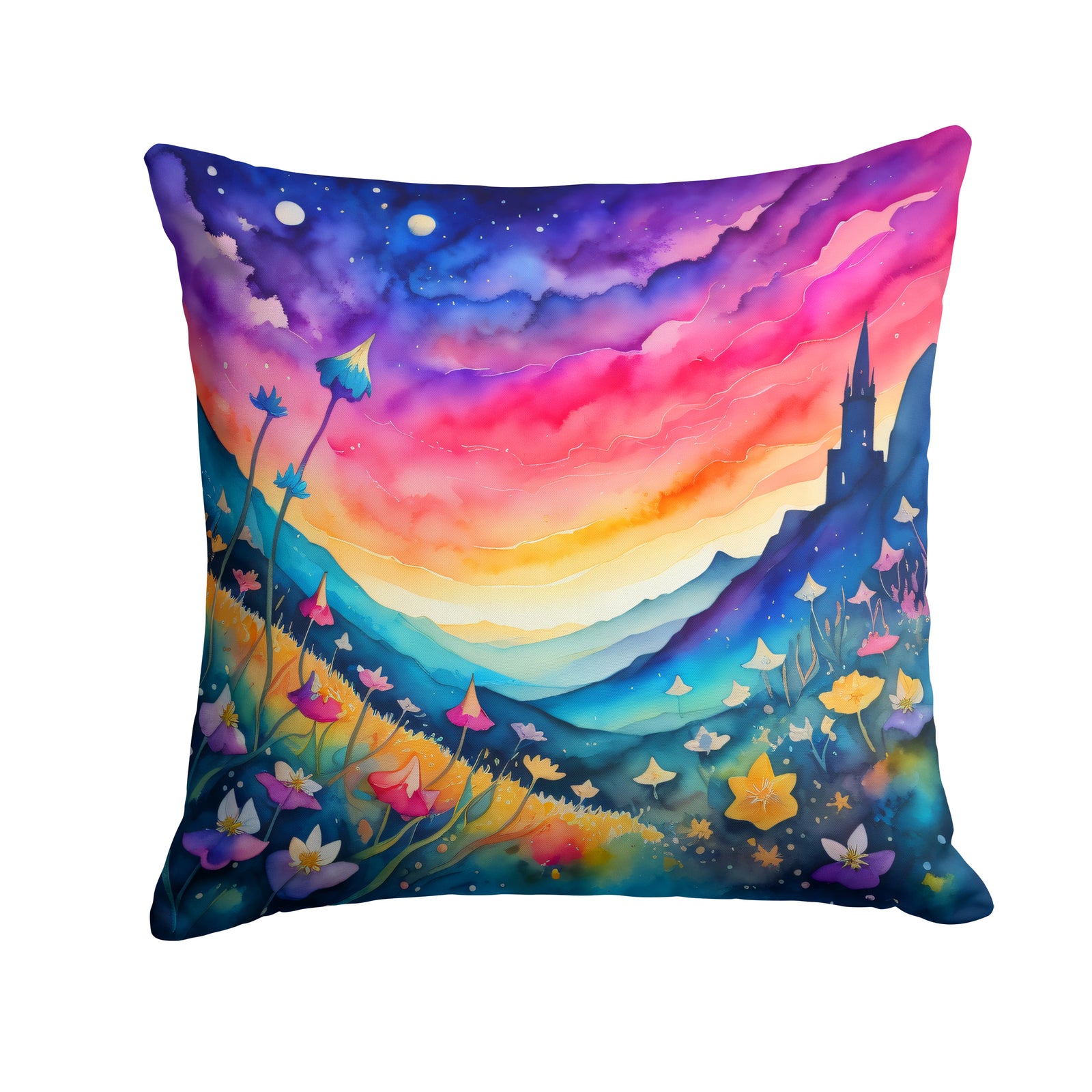 Buy this Colorful Campanula Fabric Decorative Pillow
