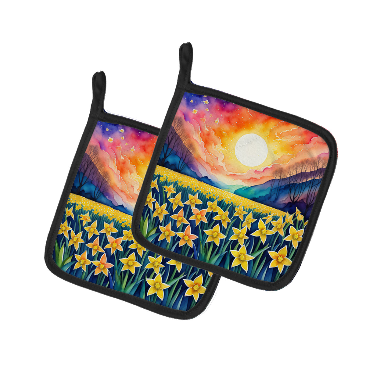 Buy this Colorful Daffodils Pair of Pot Holders