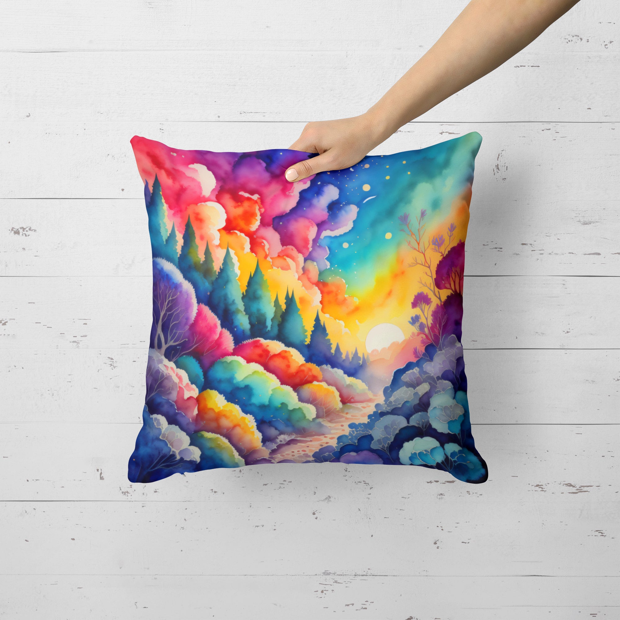 Buy this Colorful Dusty Miller Fabric Decorative Pillow