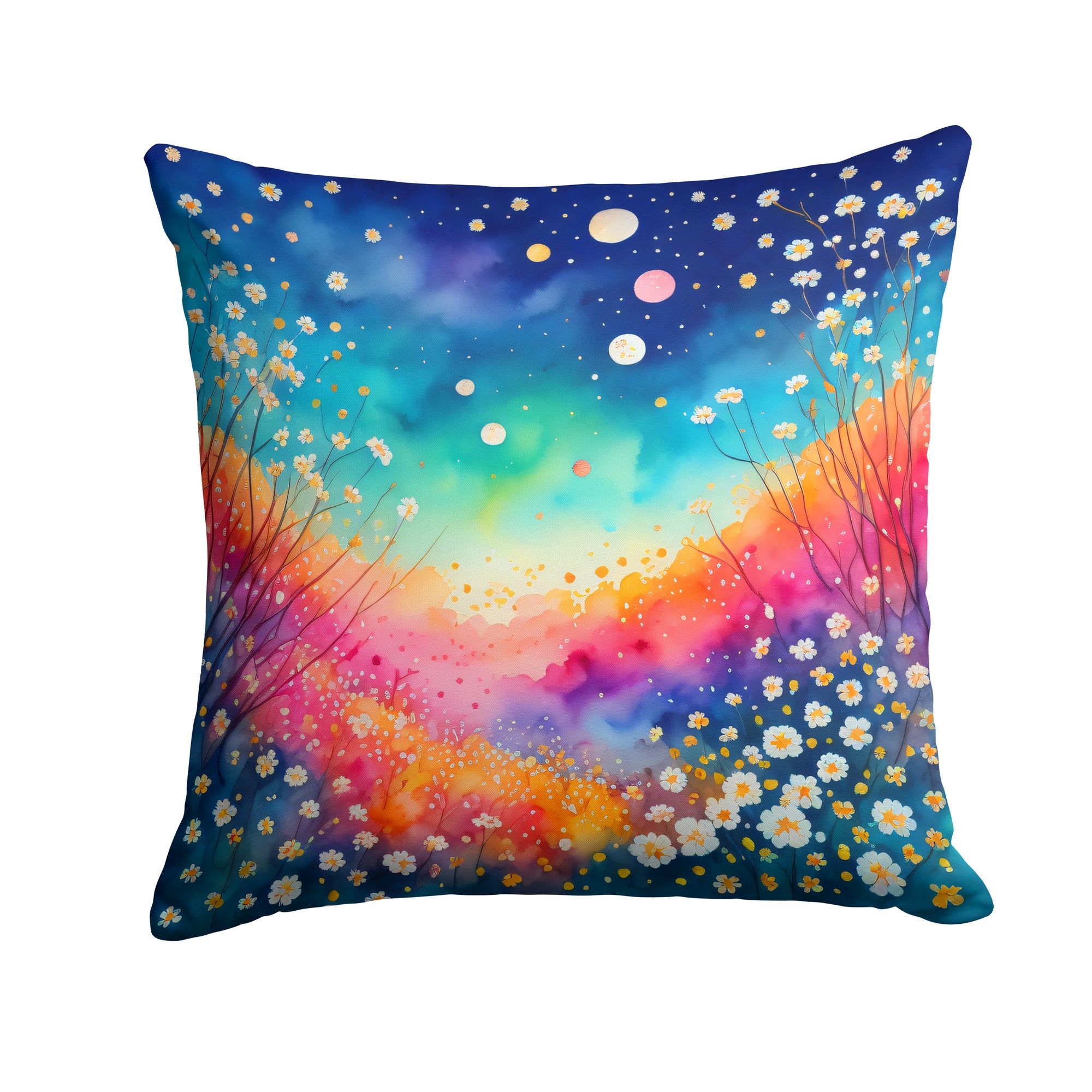 Buy this Colorful Gypsophila Fabric Decorative Pillow